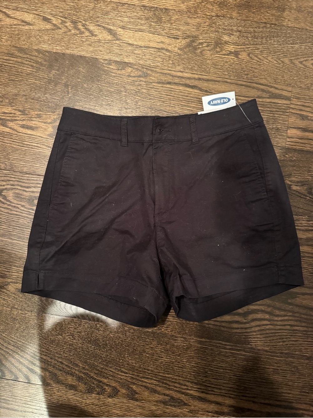 Old Navy Black High-Waist Cuffed Women's Shorts